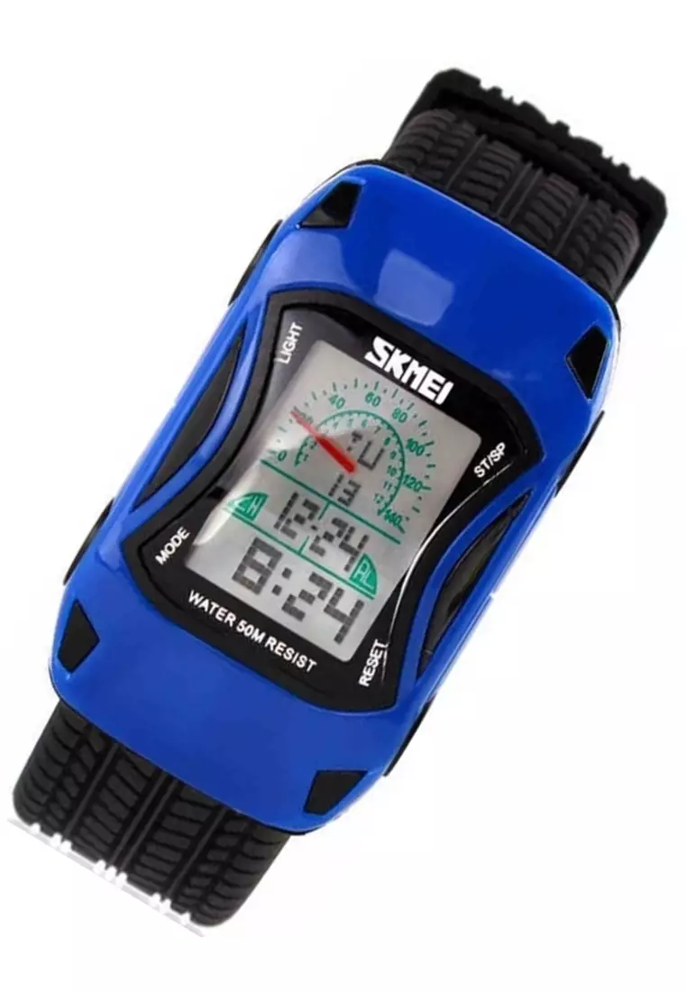 Jam Tangan Casual Anak LED Waterproof Strap Tali Material PU Leather CC67 ORIGINAL