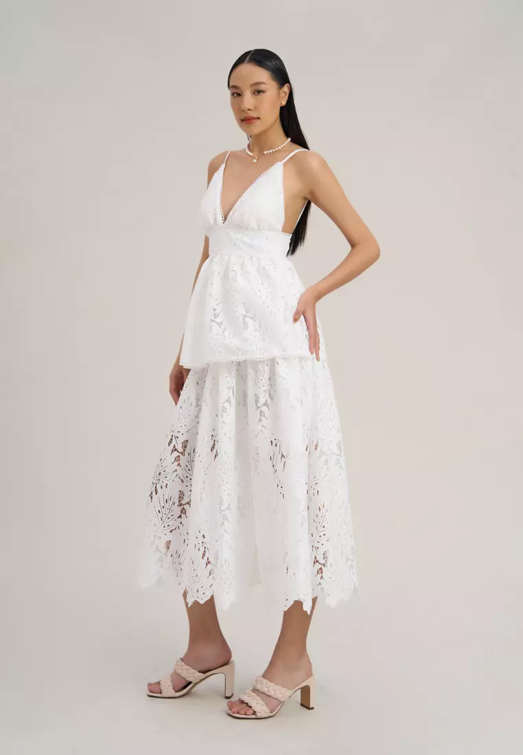 White Midi Dress