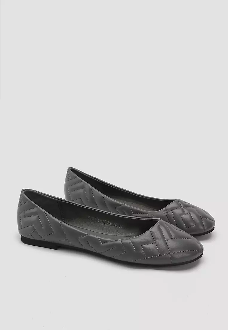 Abihail Rounded Toe Ballerinas