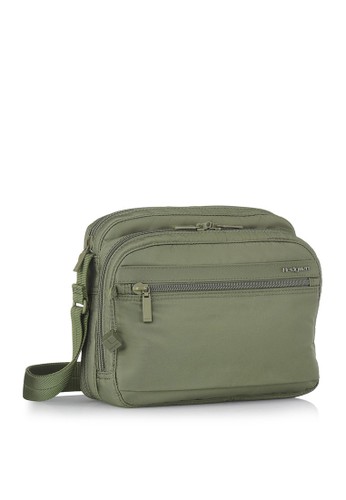 Hedgren green METRO Multi Compartment Crossover RFID Shoulder Bag B6A25ACF5BFE3DGS_1