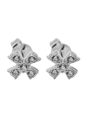 Elfi silver Elfi 925 Genuine Silver Giada Earrings SE188 7C41CACBFEBDA1GS_1