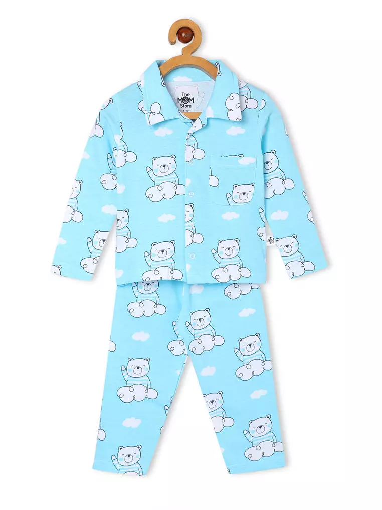 Baby and Kids Pajama Nightsuit Set - Hello Bear