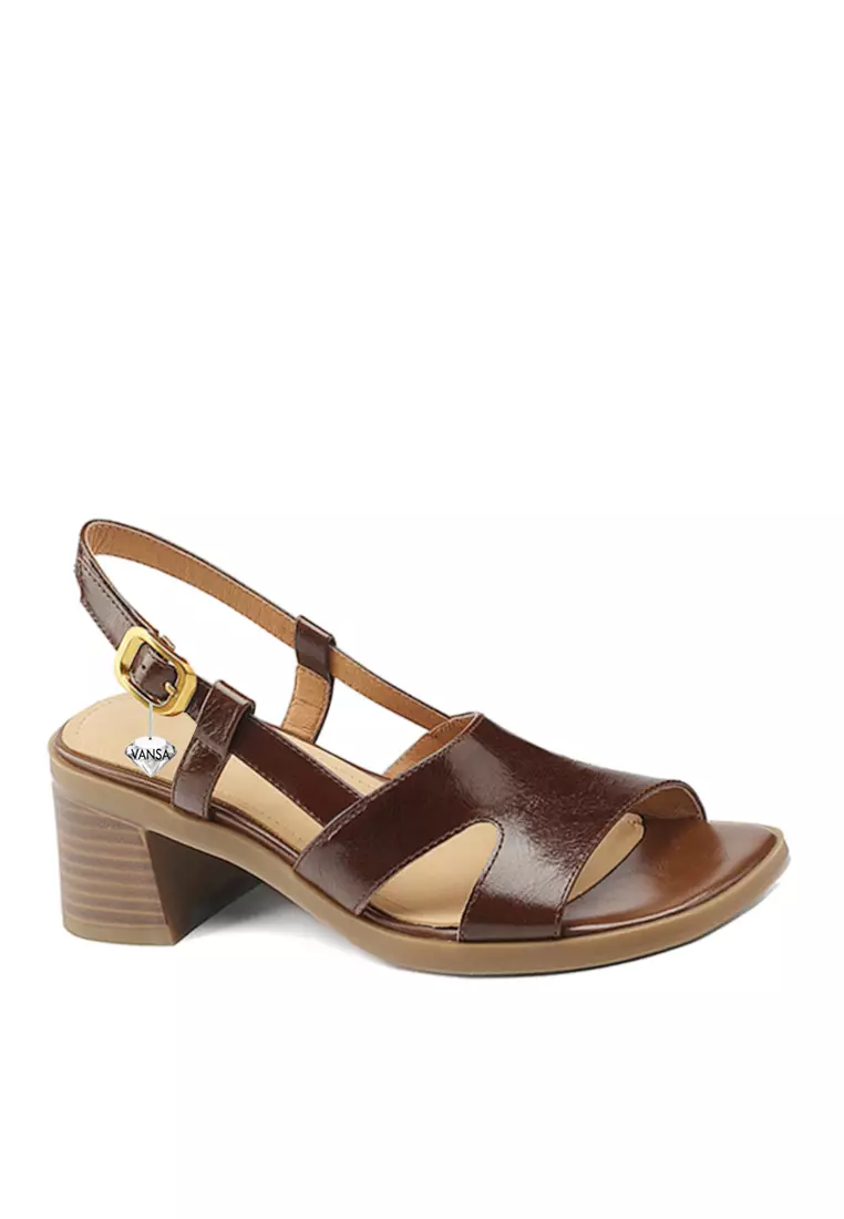 Discount on Twenty Eight Shoes  shoes - SKU: VANSA Fashion Square Toe Open Toe Mid Heel VSW-H-K07
