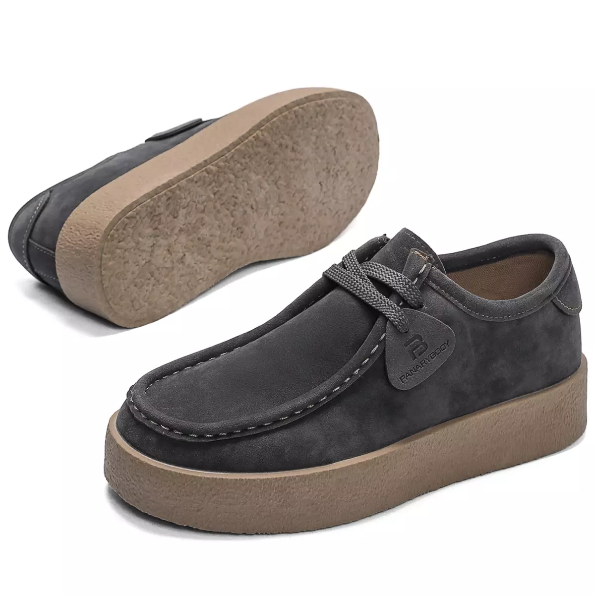 LURAD Sepatu Slip On Pria Kerja Kasual PU Suede QNK802