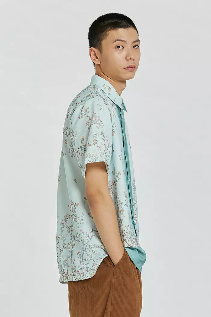 COTTONINK - Atasan Kemeja Pria Botanical Dahna #RayaCollection2025