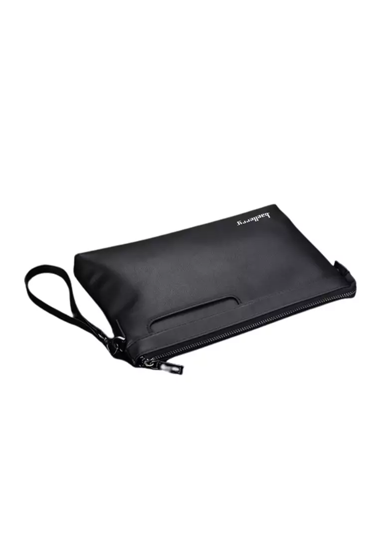 Dompet Clutch Pria Wanita Bahan Kulit PU Leather Premium BAEOS