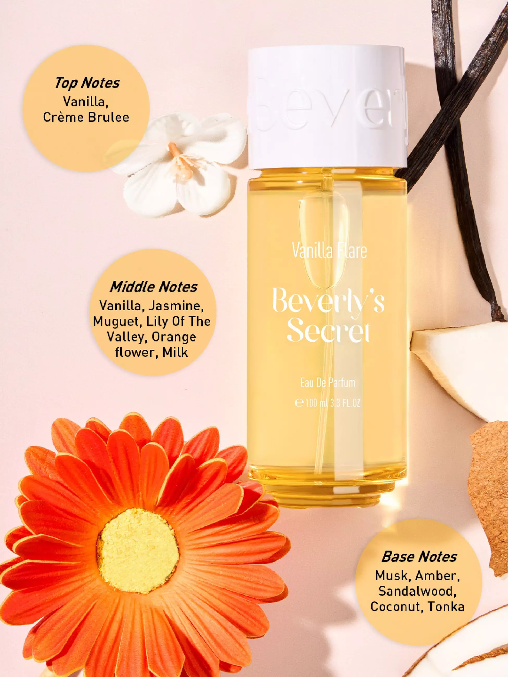 Beverly's Secret Vanilla Flare EDP 100 ml - Parfum Wanita