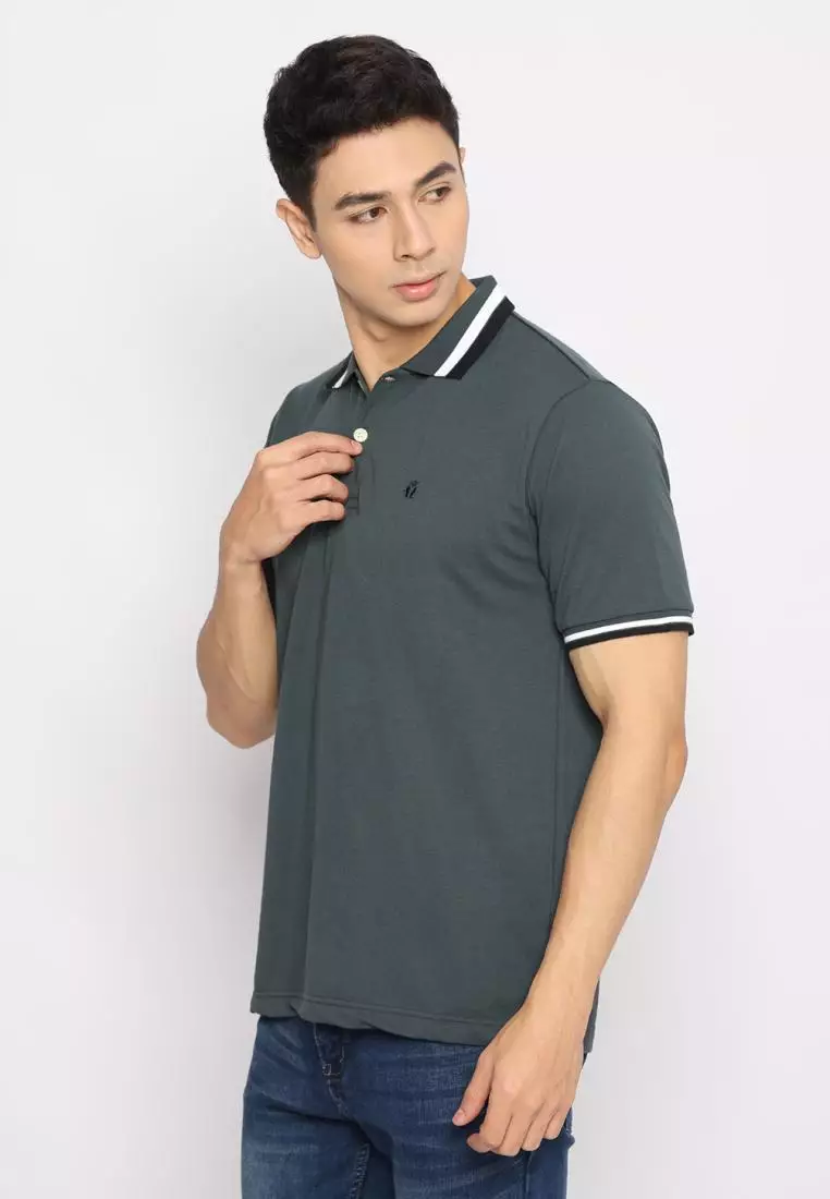 MATSUDA Kaos Polo Shirt Pria Kerah Moriyama