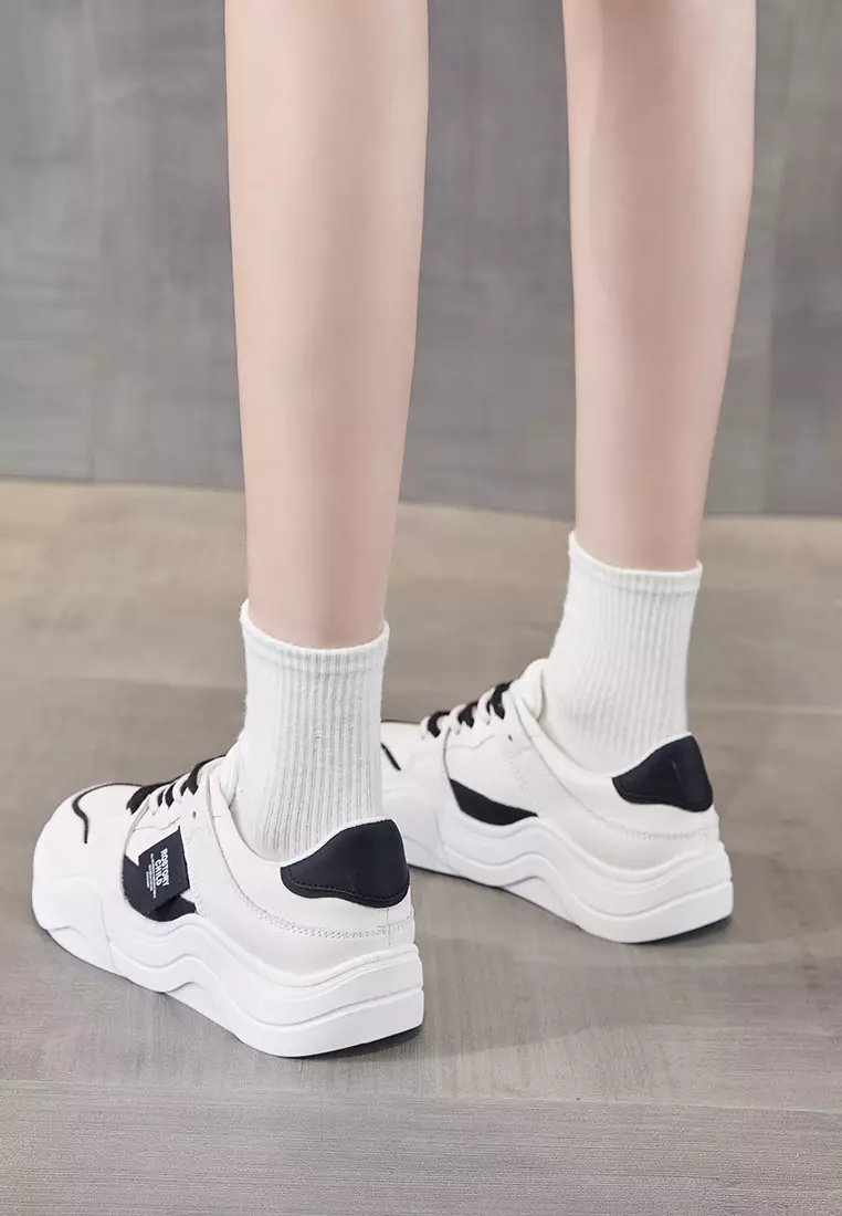Platform Casual Leather Sneakers RX3329