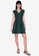 ZALORA BASICS green Flutter Sleeve Mini Dress FB39FAAE8A8228GS_4