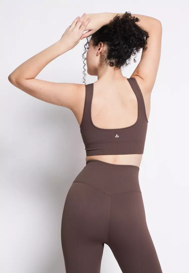 Athena Collection: Premium Seamless Padded Square Neck Sports Bra