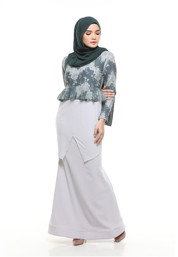Varbara Moss Green from DLEQA in Grey and Green