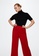 Mango red Wide Leg Suit Trousers 9349AAA1151160GS_8