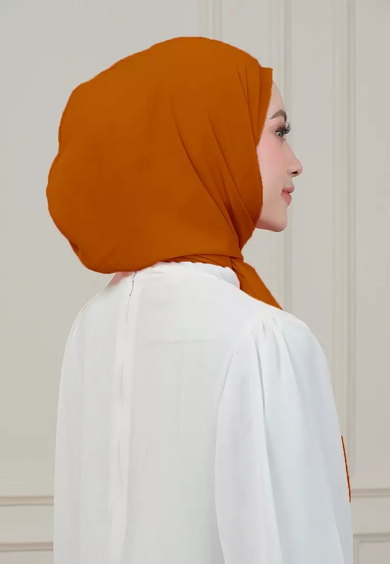 HIJAB INSTAN MAGNET SYIFA - DUSTY BRICK
