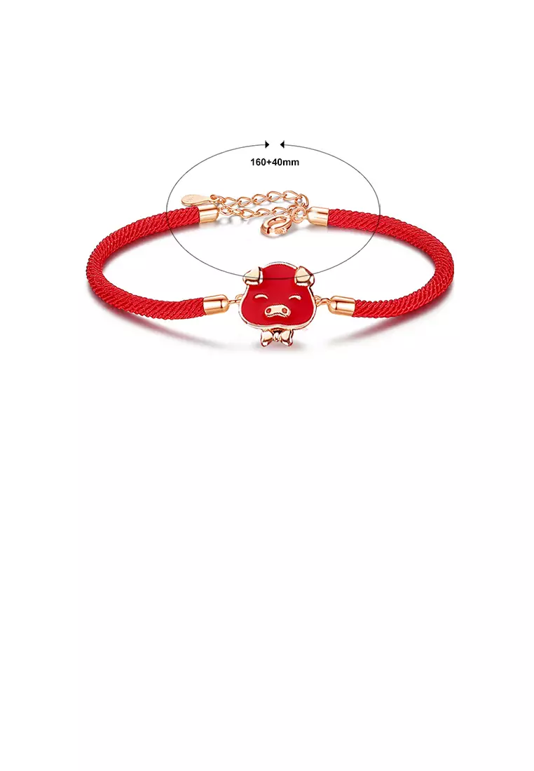 Buy Glamorousky 925 Sterling Silver Plated Rose Gold Simple and