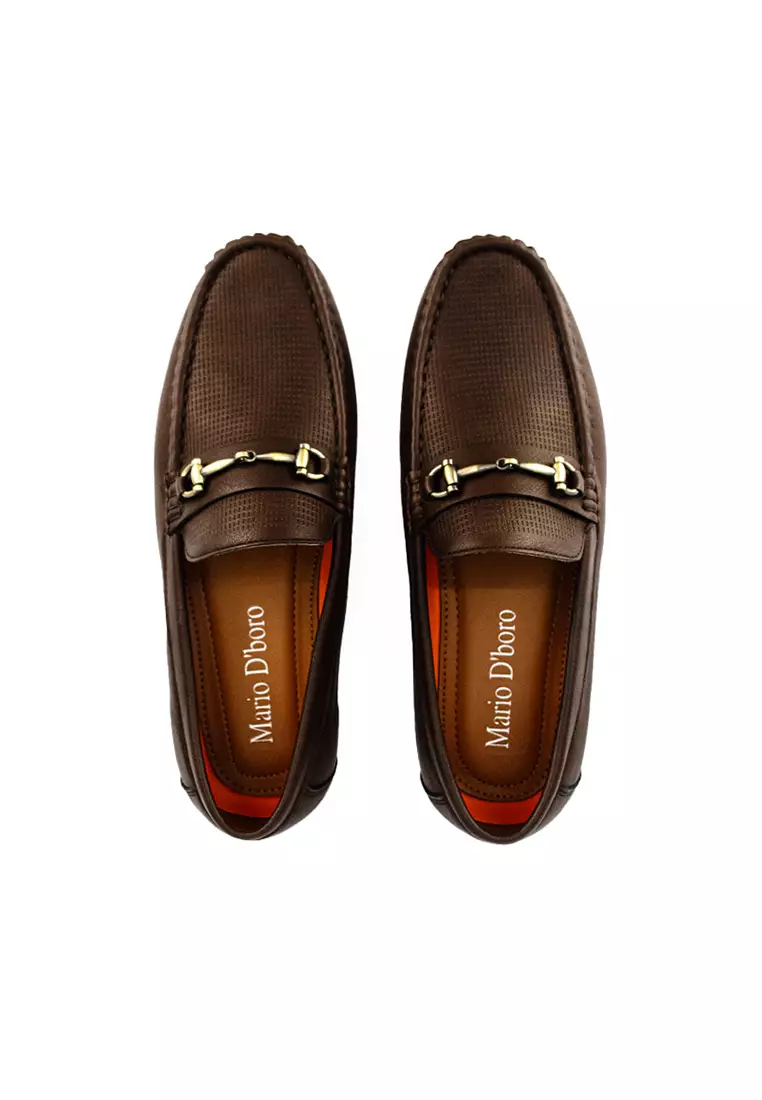 Men's Casual Loafers MX 23970 Dark Brown C48