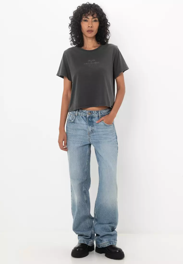 Dickies x H-D® Vintage Softail Boxy Crop Tee