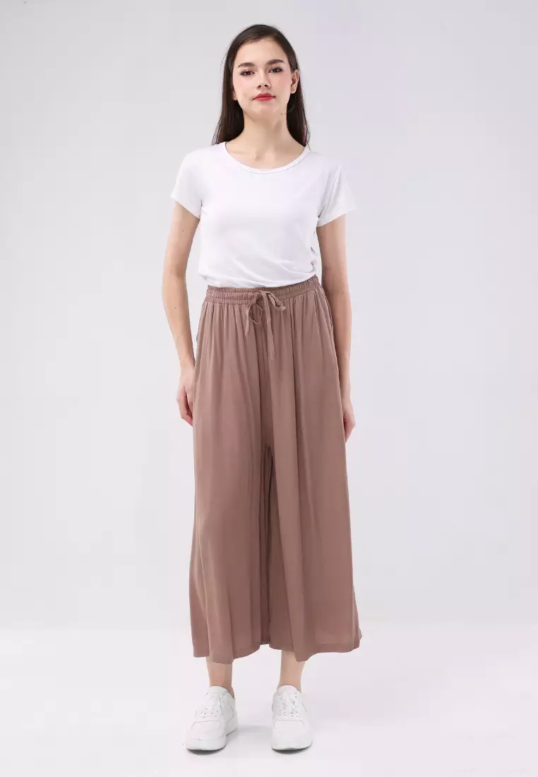 Soft Linen Cullotes Pants