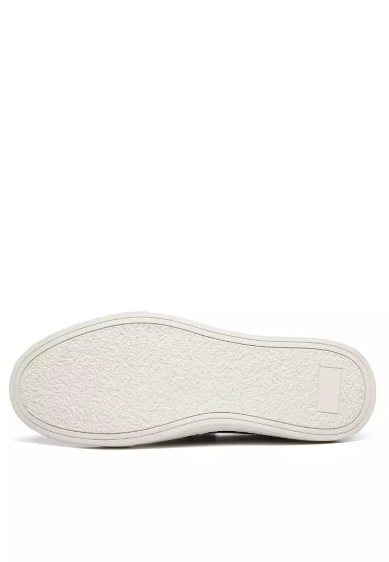 Checkered Pattern Synthetic Leather Tassel Loafers WZWH-S11