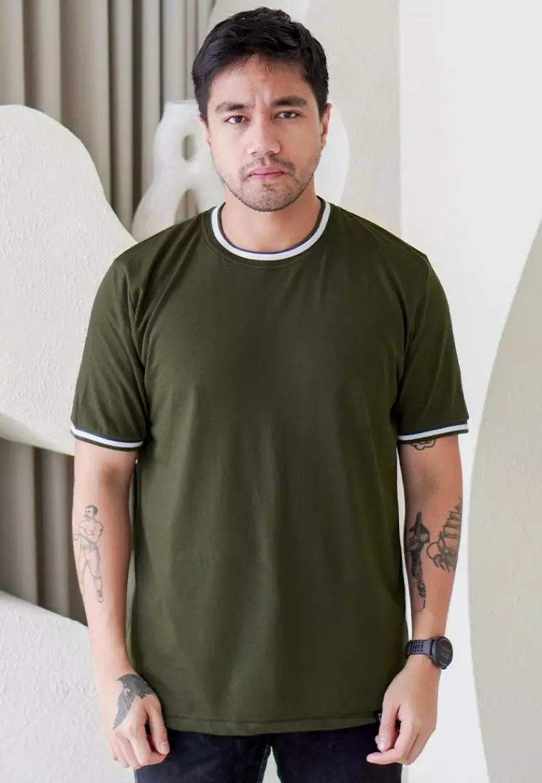 MATSUDA Kaos Polos Pria T shirt Relaxed Fit Oshu