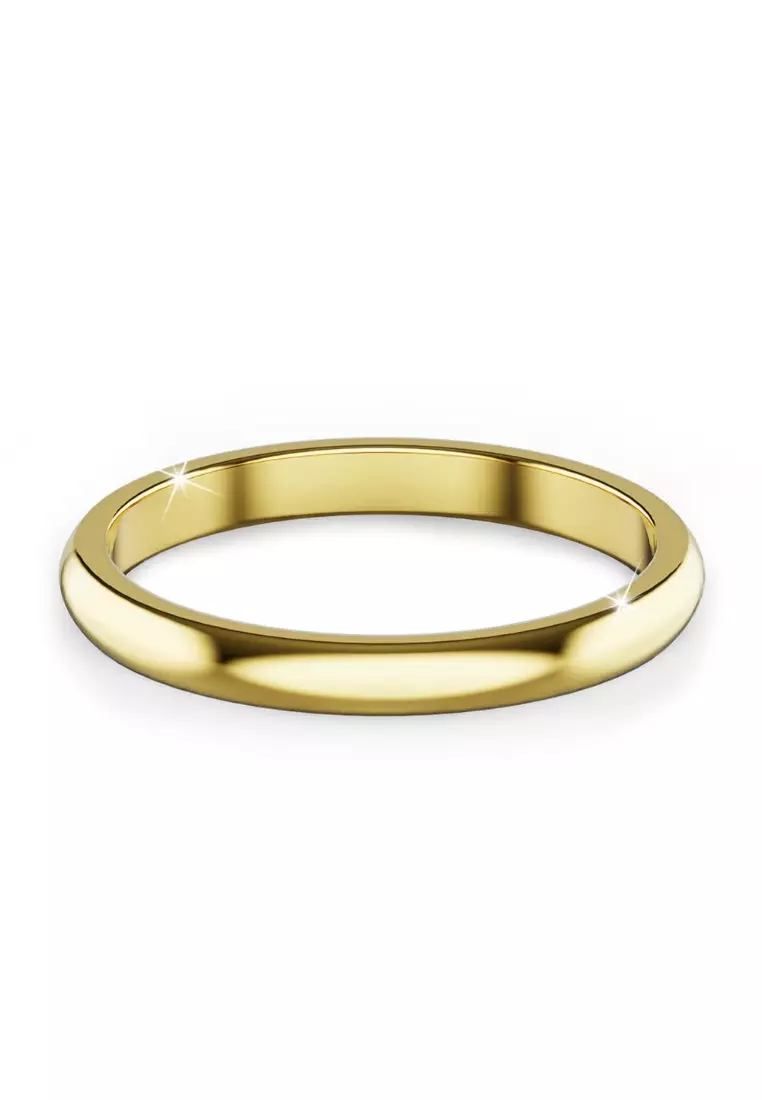 Camille Minimal Stacker Ring in Gold