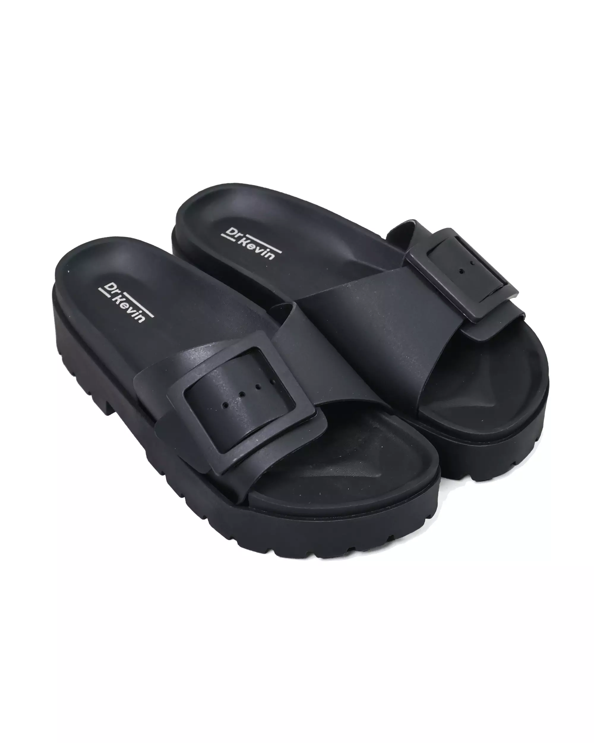 Dr. Kevin Sandal Selop Wanita Hak Rata Tinggi Flat Sandals 571-138
