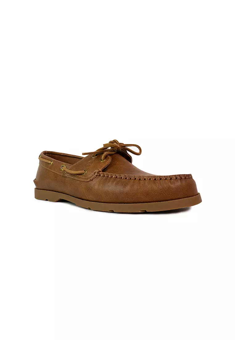 Men's Leeward Boat Shoes Topsider - Brown (25S00071)
