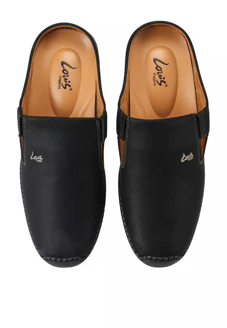 Cutout Backless Loafers