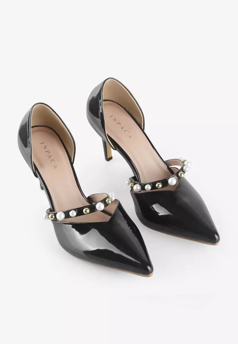 Kasia Pump Heels Stiletto with Pearls