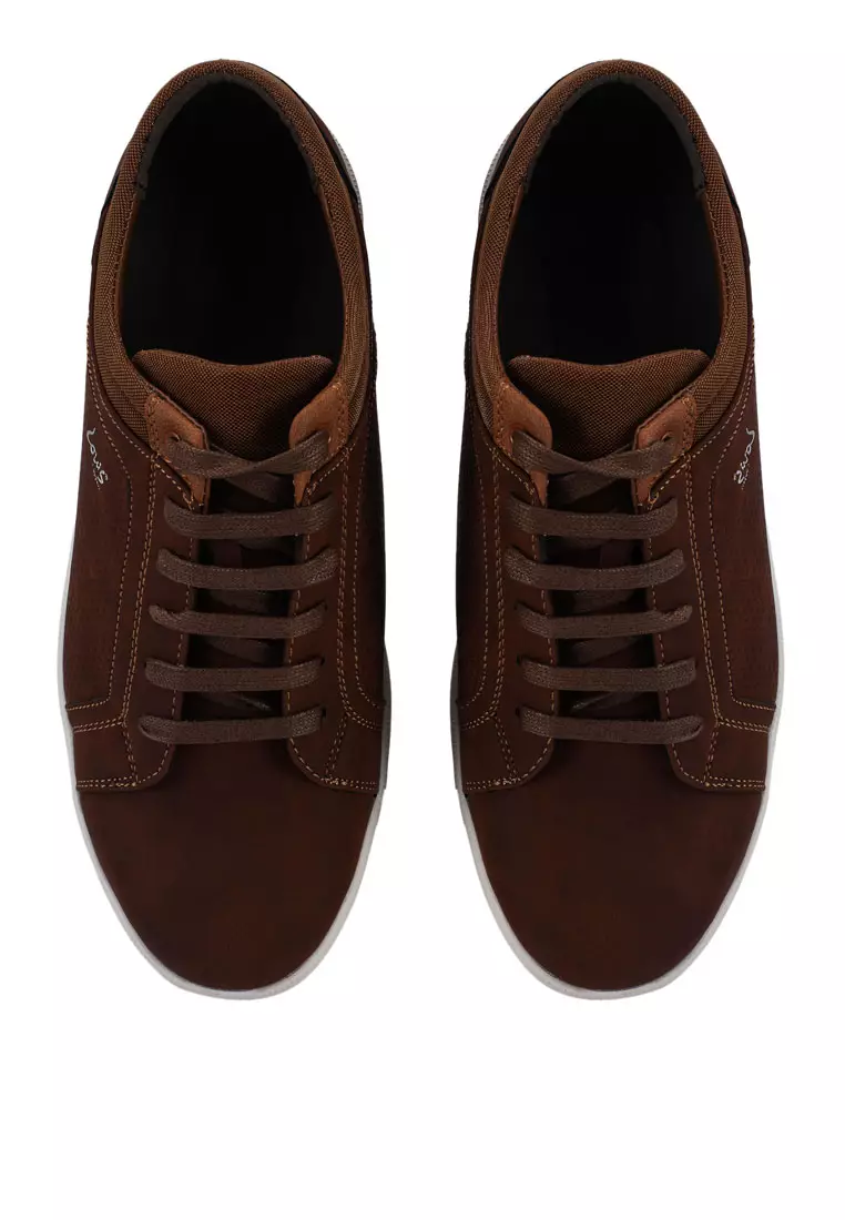 Synthetic Leather Sneakers