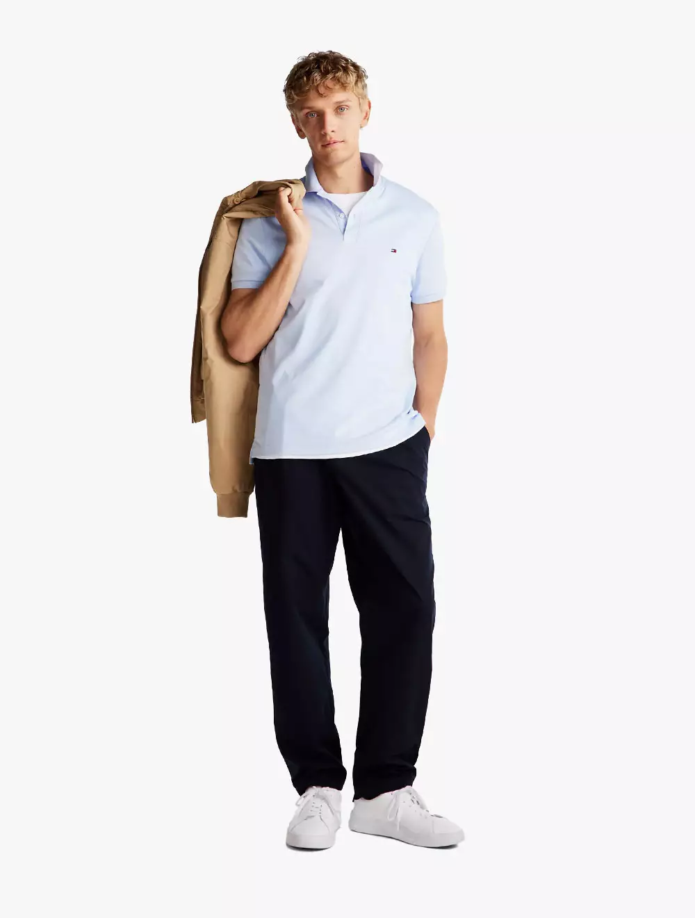 Tommy Hilfiger - Regular Fit Cotton Polo - Blue
