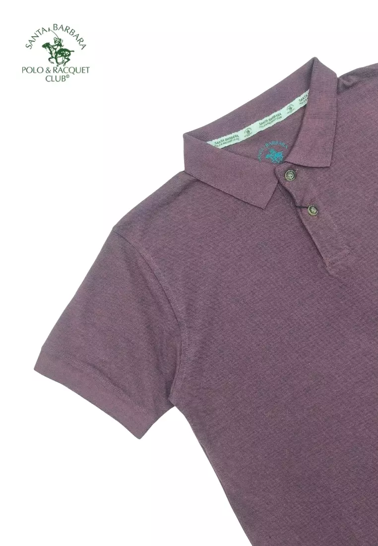 Knits Pique Ptees SS Plain White Polo Shirt for Men with Embroidered Logo