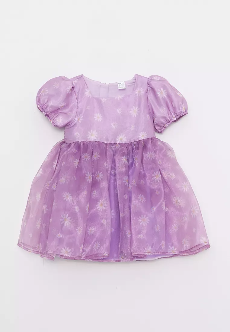 Purple hot sale newborn dress