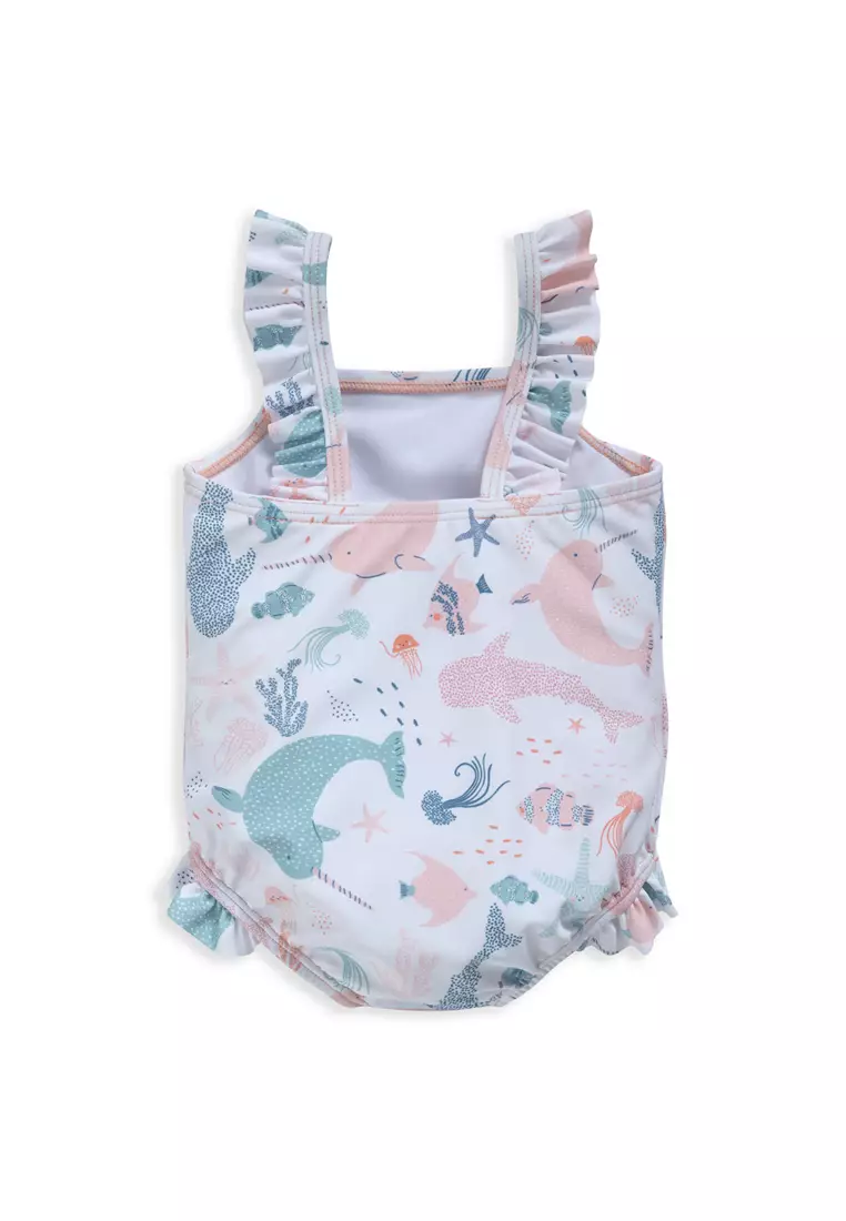 Narwhal Swimsuit for Baby Girls