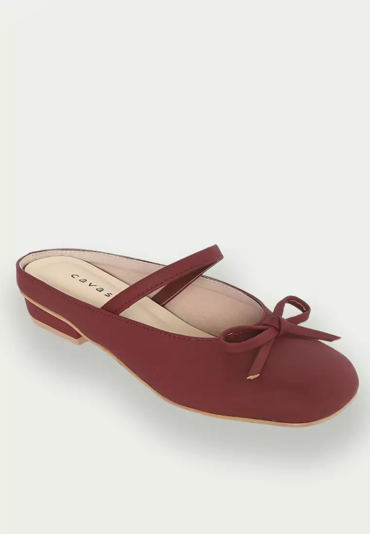 Lula Flats Shoes Maroon
