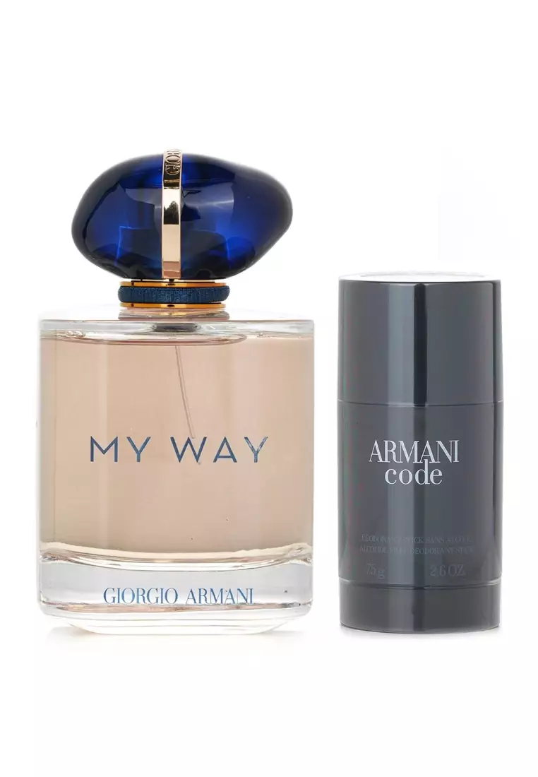 Giorgio Armani My Way Eau De Parfum Spray + Armani Code Deo Stick