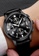 LIGE black LIGE Chronograph Unisex IP Black Stainless Steel Quartz Watch, Black dial on Black Leather Strap 31FE3AC16588D5GS_3
