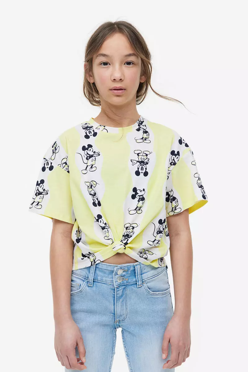 Buy H M Tie hem T shirt 2024 Online ZALORA Singapore