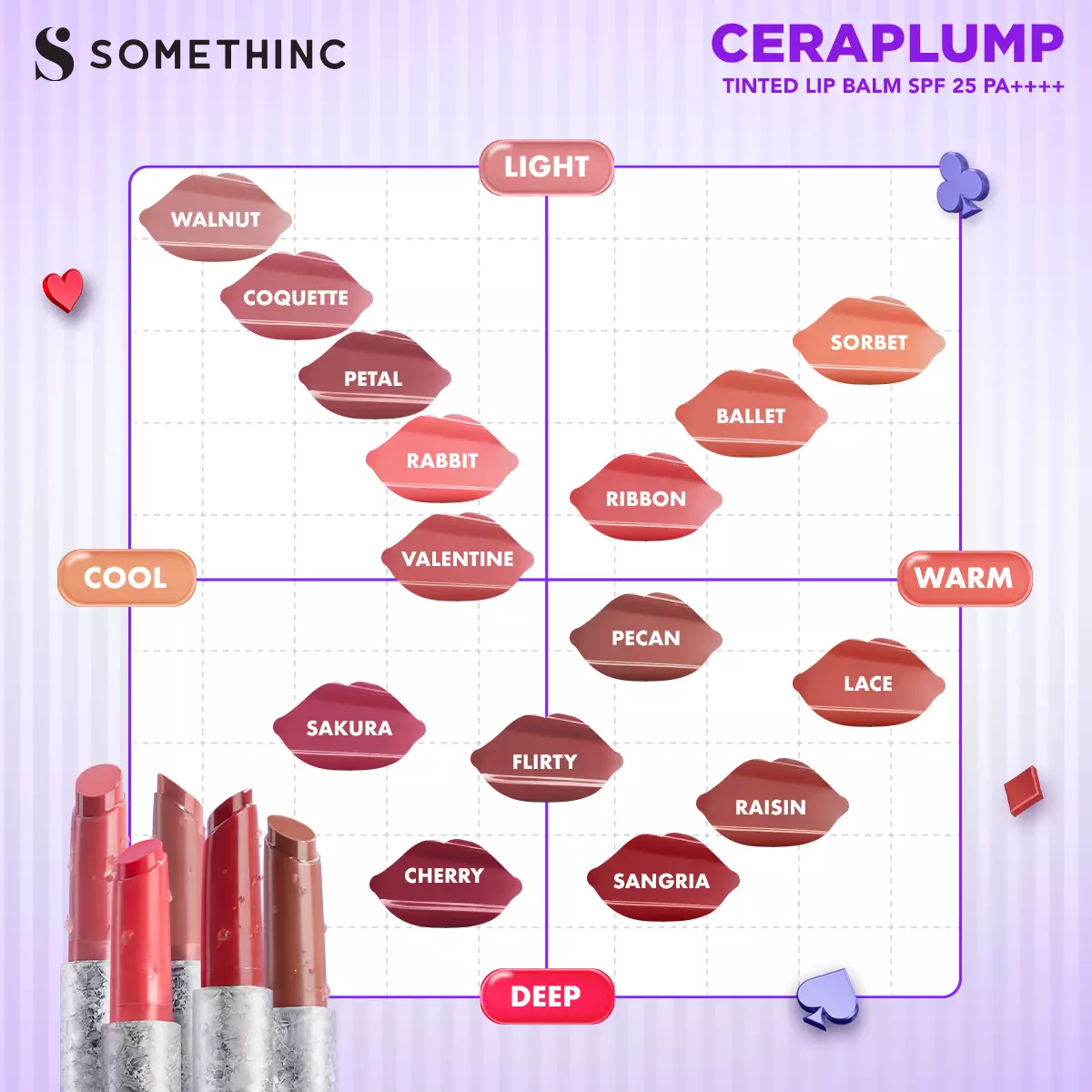 SOMETHINC Ceraplump Tinted Lip Balm SPF25 PA++++ - 15 Petal