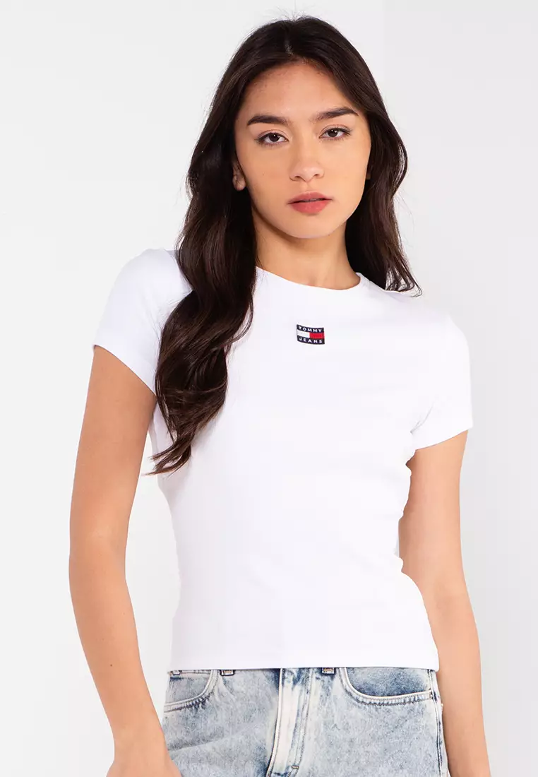 Tommy jeans clearance white