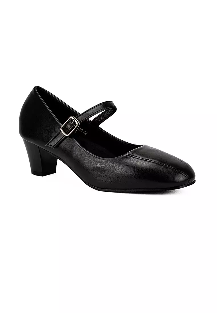 Women's College Pumps Shoes LW 23810 Black C24 C41