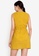 OLIVIA yellow Marian Overlap Ruched Dress 06DF5AA711A47BGS_2