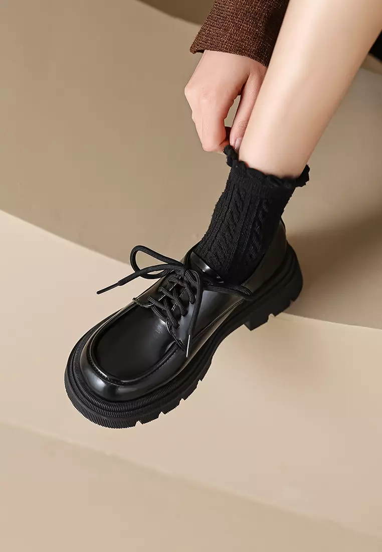 復古厚底德比鞋 WW805-1