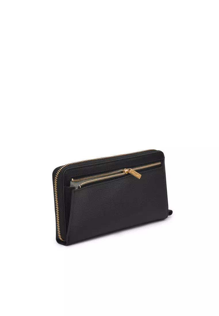Liza Leather Zip Around Clutch Wallet SL7878G001