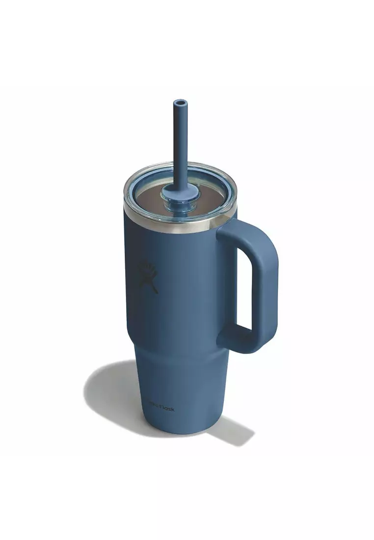Hydro Flask All Around Travel Tumbler Clear 24 oz Harbor Blue