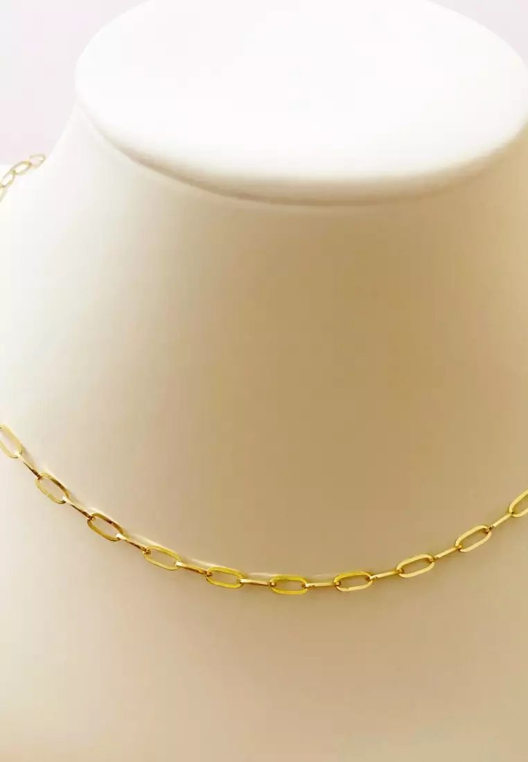 Le Clip 18K Gold Mini Chain in 20”