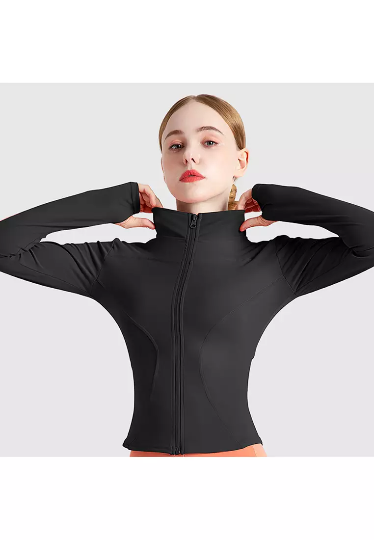 YouHave ( You’ve ) Jaket Olahraga Anti UV Pelindung Matahari UV Sun Protection UPF50+ Breathable Outdoor Fitness Zumba Gym Wanita Atasan Zipper Olahraga Wanita AIRism Dry-Fit Dri Fit Dry Fitt Y00013