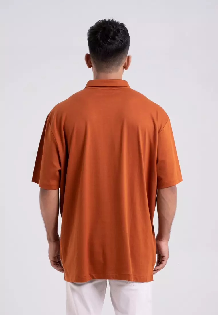 Kemeja Pria Oversize Basic Pendek 220223