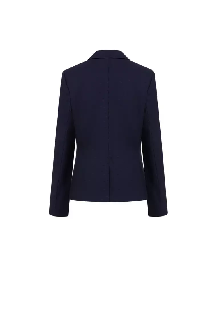 Long Sleeve Slim Fit Suit Blazer