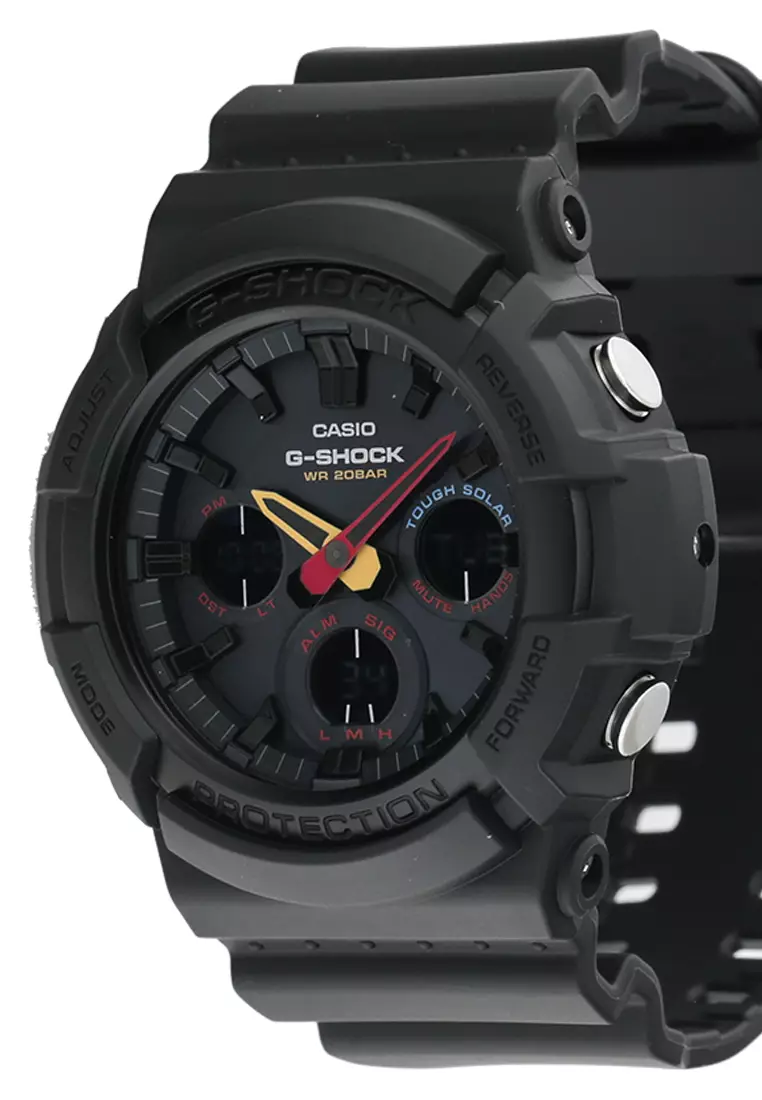 Jual G-SHOCK G-shock Men GAS-100BMC-1ADR Black Original 2024